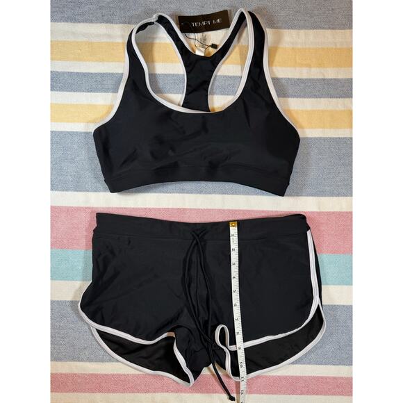NWT Tempt Me Vintage-Inspired Two-Piece Swimsuit (Size M) - Picture 3 of 8